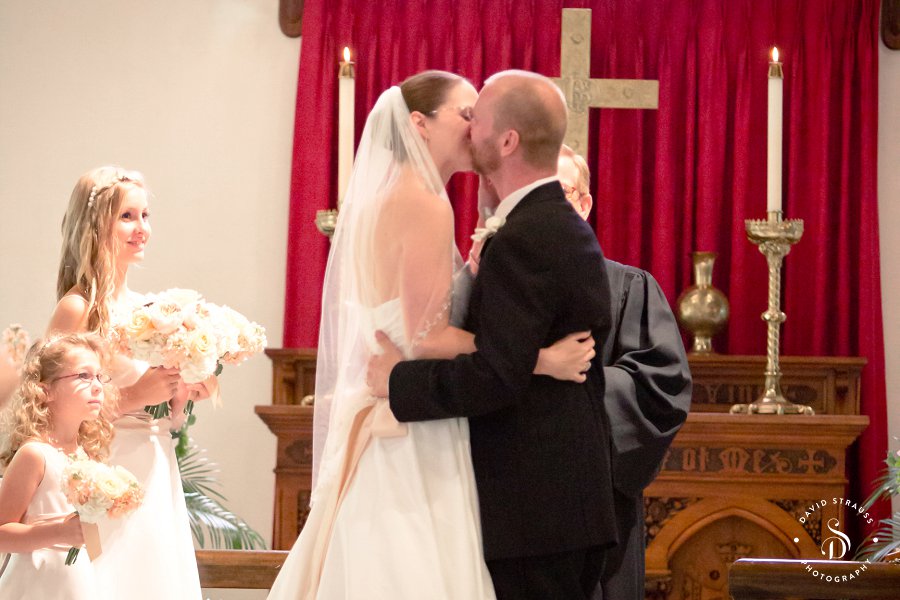 St. Lukes Chapel Wedding Ceremony - McCrady's Reception Venue - David Strauss Photography -1