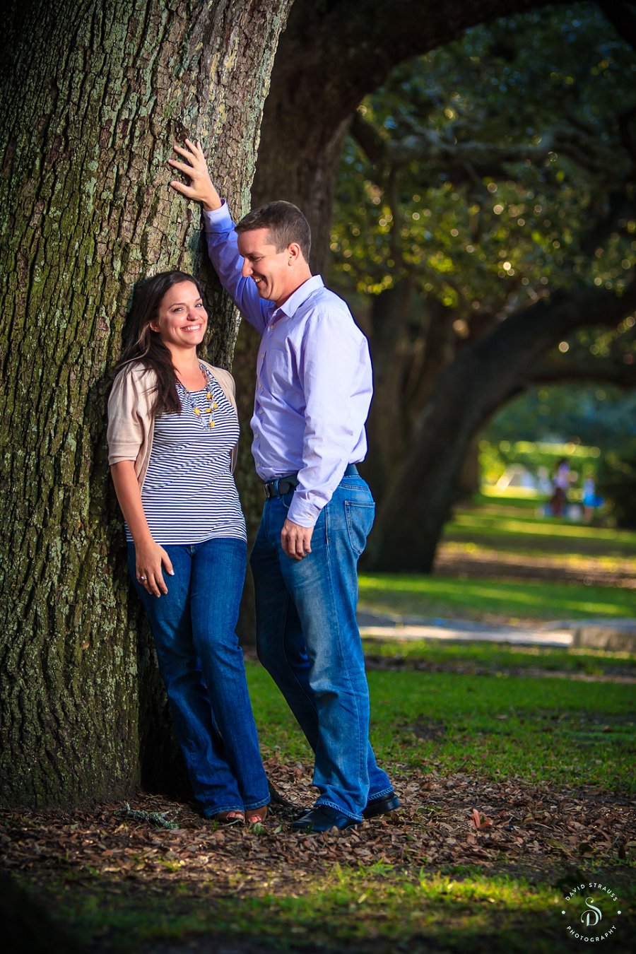 Battery Park and Historic Charleston Engagement Photography Session - Kim and Mike -1