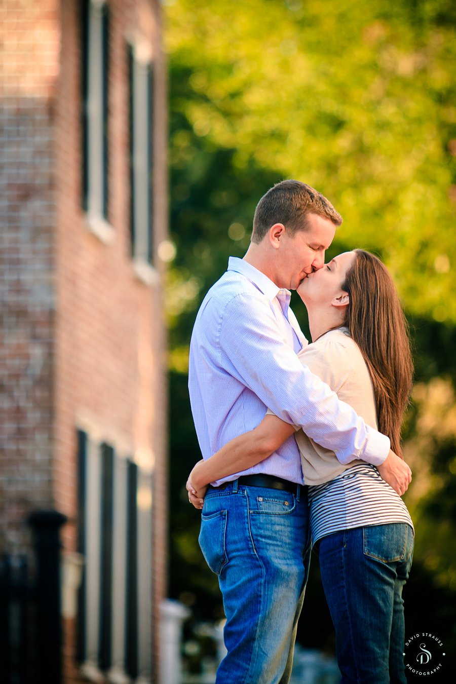 Battery Park and Historic Charleston Engagement Photography Session - Kim and Mike -5
