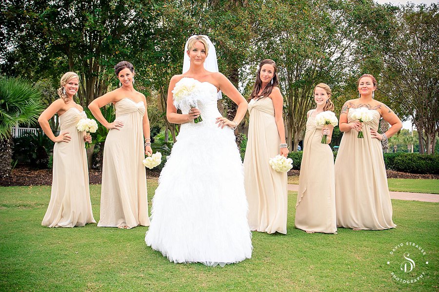 Patriots Point Wedding Photography - Golf Course Ceremony - Charleston Photographer David Strauss -9