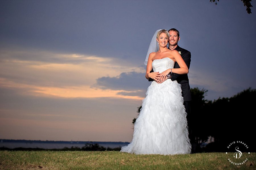 Patriots Point Wedding Photography - Golf Course Ceremony - Charleston Photographer David Strauss -21