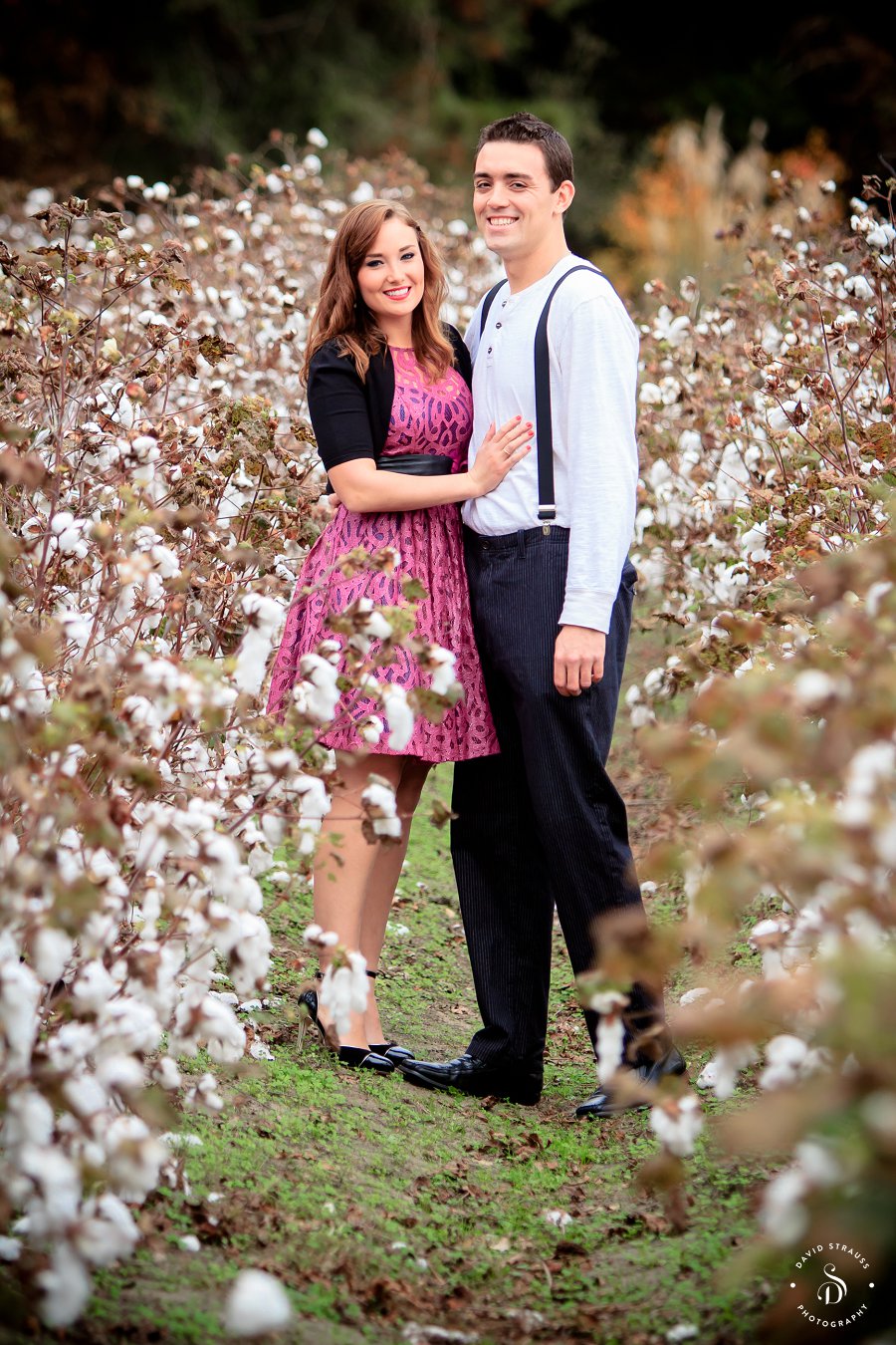 Boone Hall Engagement Pictures - Charleston Wedding Photographer David Strauss - Morgan and Andrew - 1