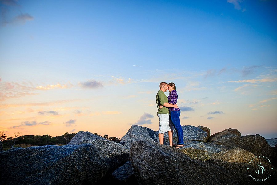 Jody and Joe - Folly Beach Engagement Photographer - David Strauss Photography