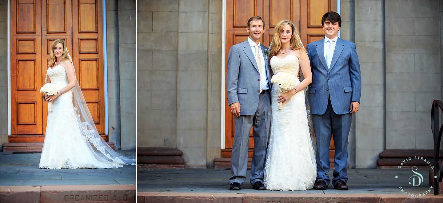 Bride and Groom - Charleston wedding Photographers - Melissa and Brian - David Strauss Photography