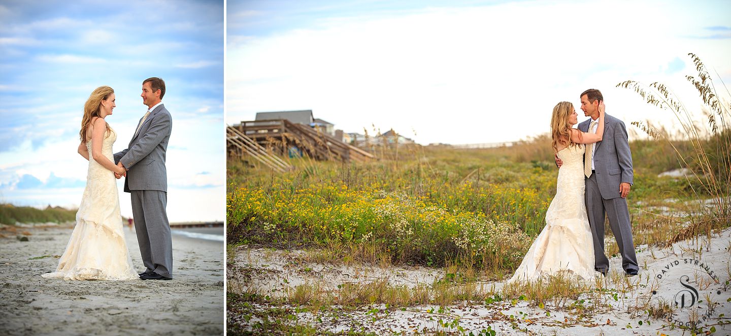 Sullivans Island - Charleston wedding Photographers - Melissa and Brian - David Strauss Photography