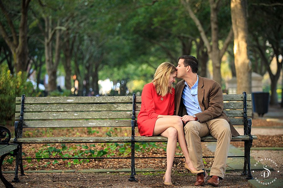 Waterfront Park - Charleston Engagement Photographer - David Strauss Photography