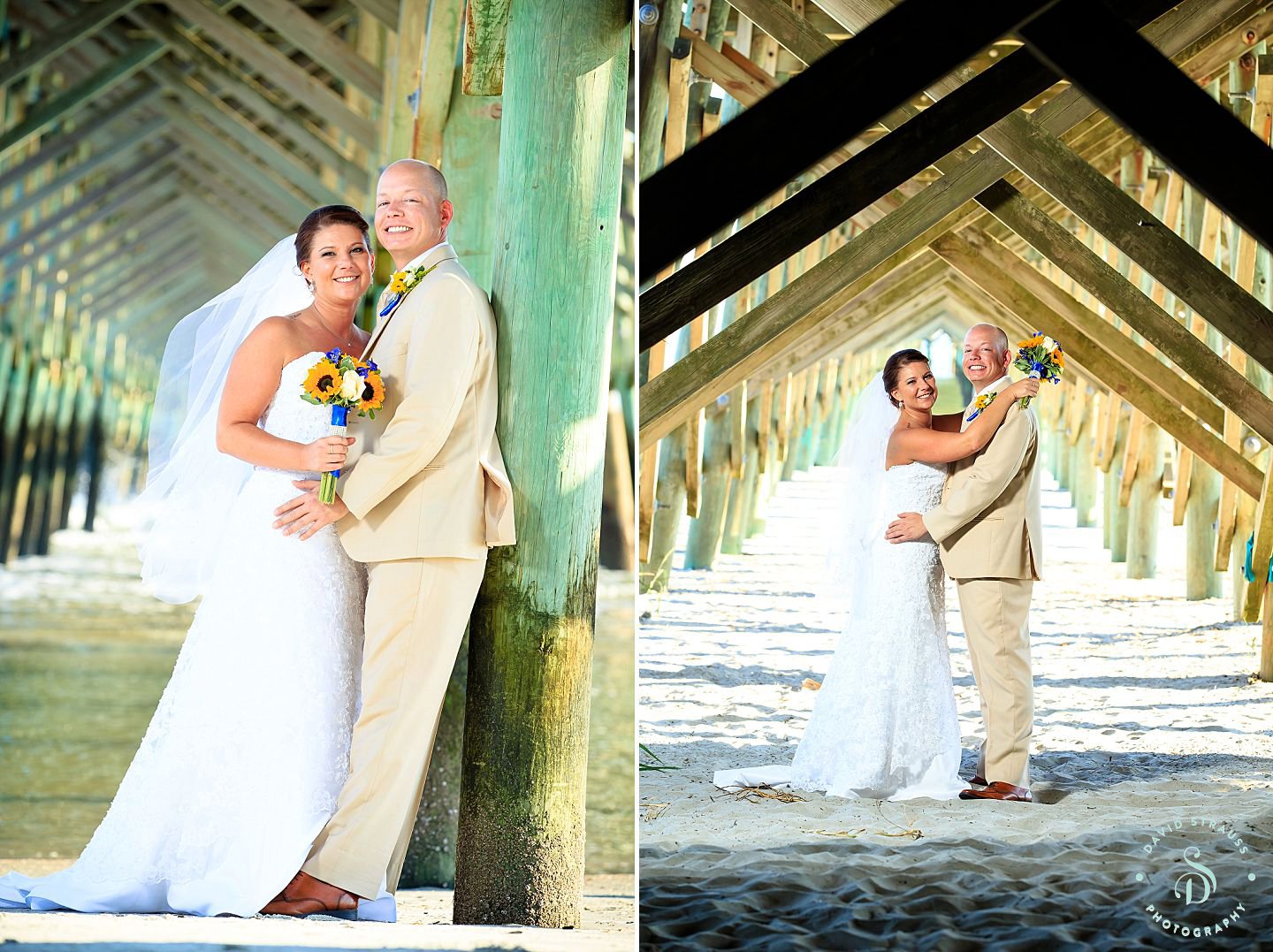 Pier Picktures - Folly Beach Wedding Photography - Brenna and David