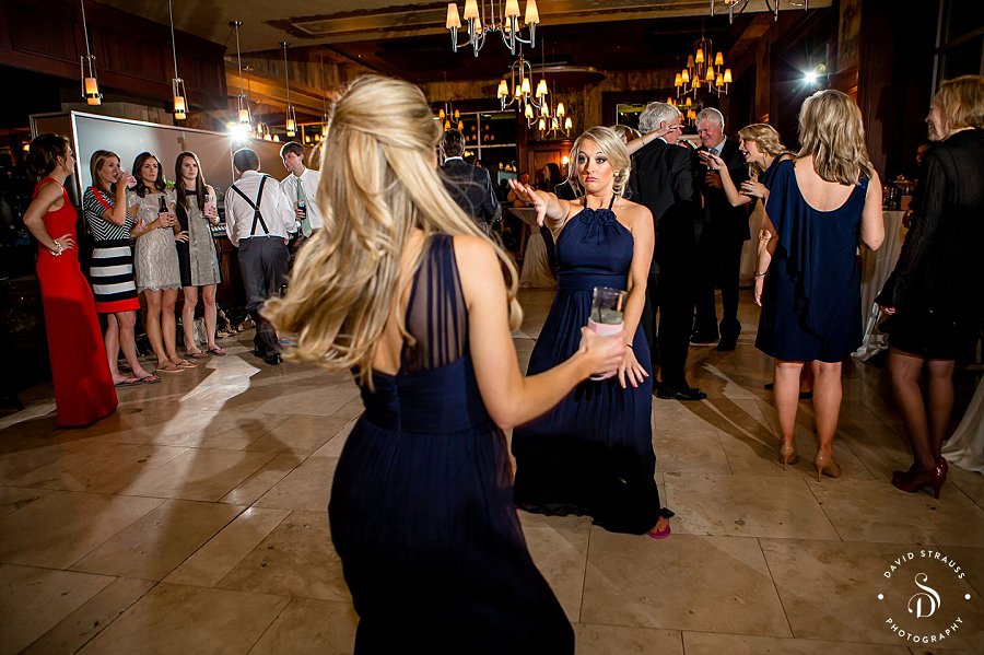 Charleston Wedding Photography - SC Photographer - David Strauss - Nacole and Parker - bridesmaids dancing