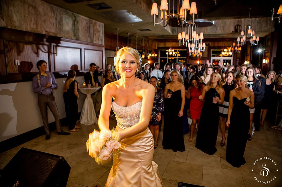 Charleston Wedding Photography - SC Photographer - David Strauss - Nacole and Parker - bouquet toss