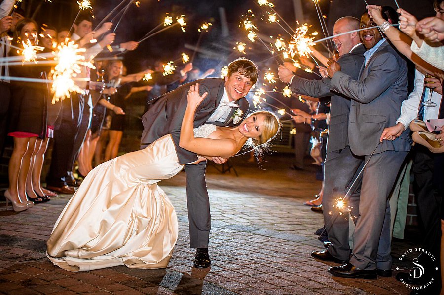 Charleston Wedding Photography - SC Photographer - David Strauss - Nacole and Parker - sparkler dip