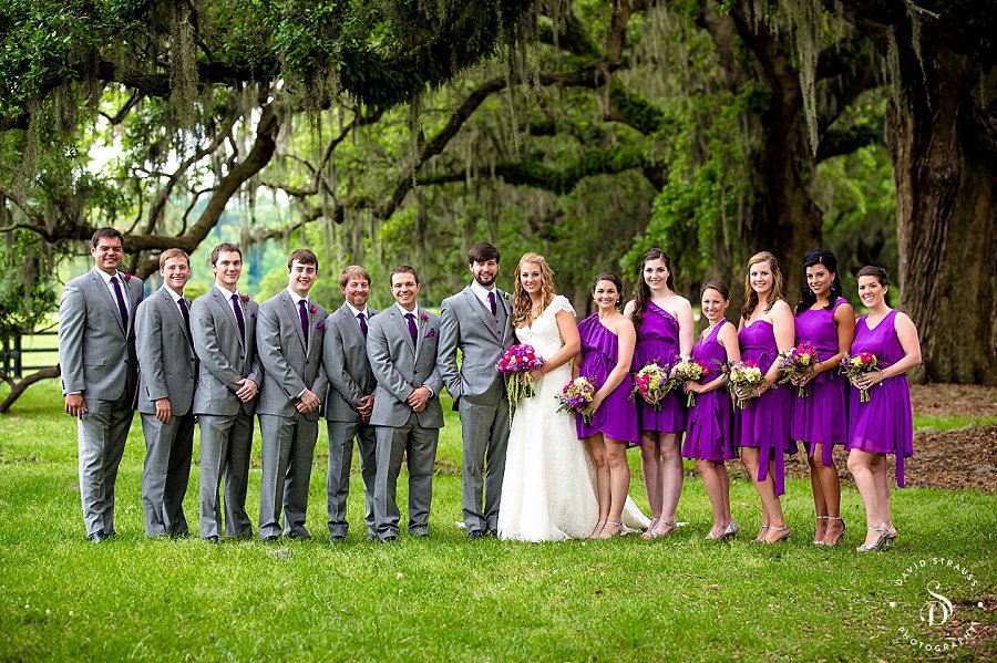 Bridal Party Pictures - Boone Hall Wedding Photographer - Ashley and Chase