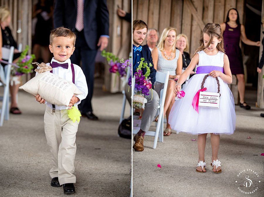 ring bearer and flower girl - Boone Hall Wedding Photographer - Ashley and Chase