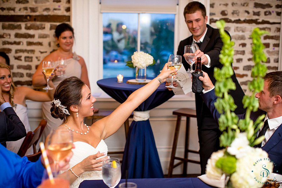Toasting - Charleston Wedding Photography - Liz and Zach