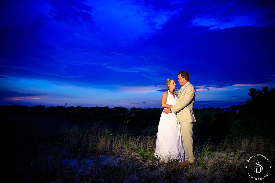 Blue Sky Sunset - Sullivan's Island Wedding Photography - Marysue and Noel