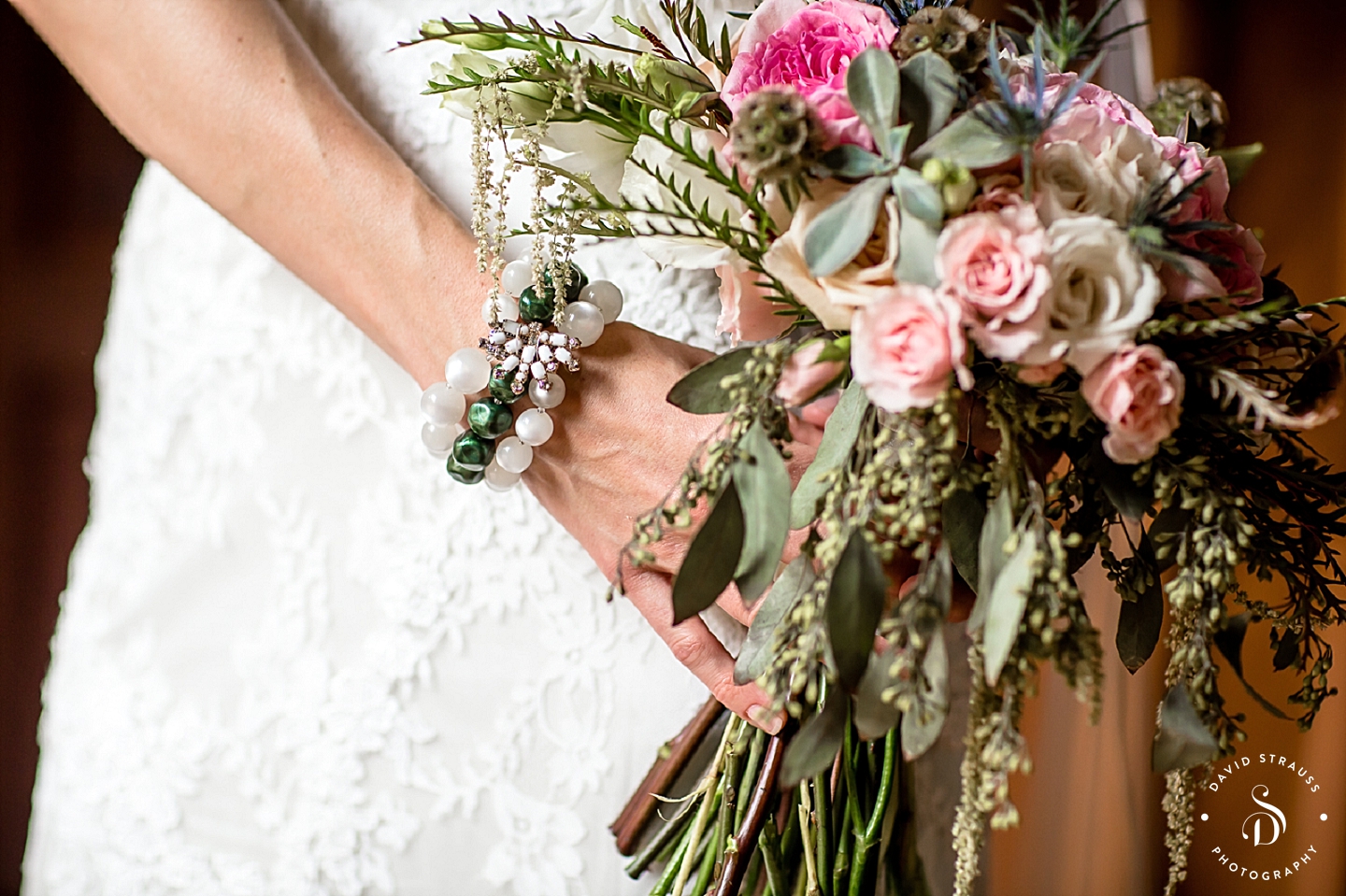 Sweet Magnolia Flowers Bridal boquet - Charleston Wedding Photography - Hannah and Chris