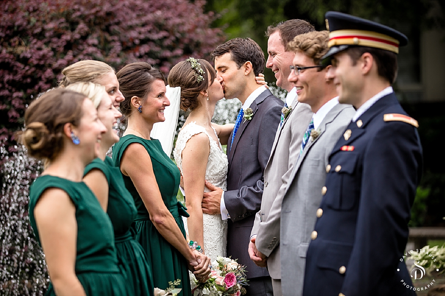 Bridal Party Picture - St John's Cathedral - Charleston Wedding Photography - Hannah and Chris