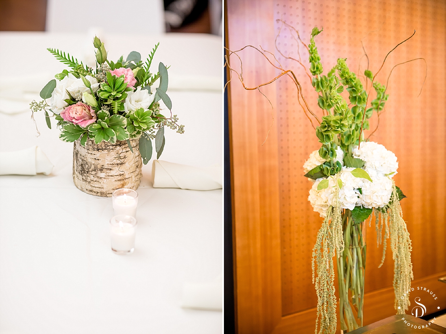 Reception flowers - Founders Hall - Charleston Wedding Photography - Hannah and Chris