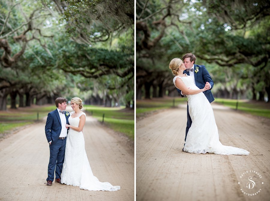 Boone Hall Plantation Wedding Pictures - Poppy Field - Avenue of Oaks - Gate - Bride and Groom -34
