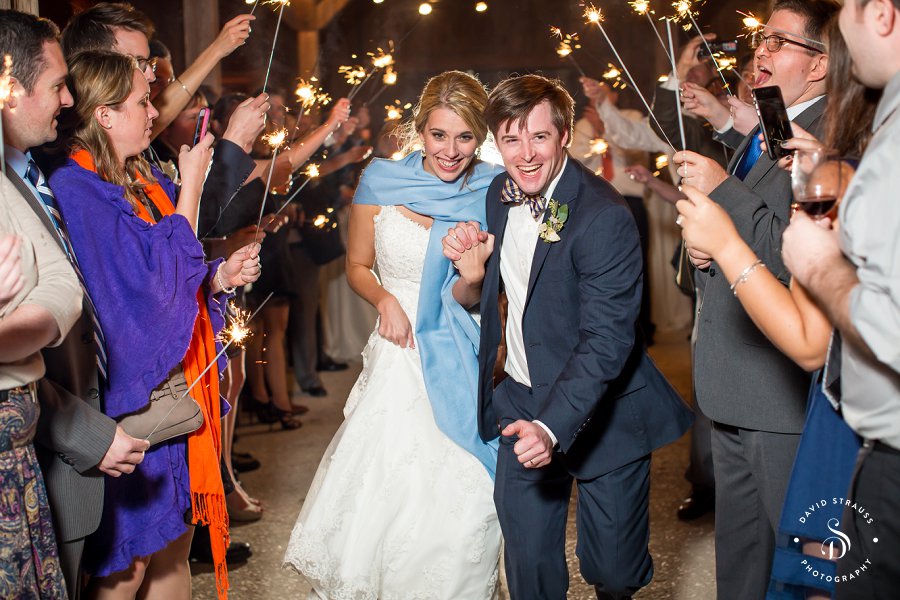 Cotton Dock Wedding - Charleston Wedding Photographers - South Carolina - Kaylyn and Daniel - sparkler reception