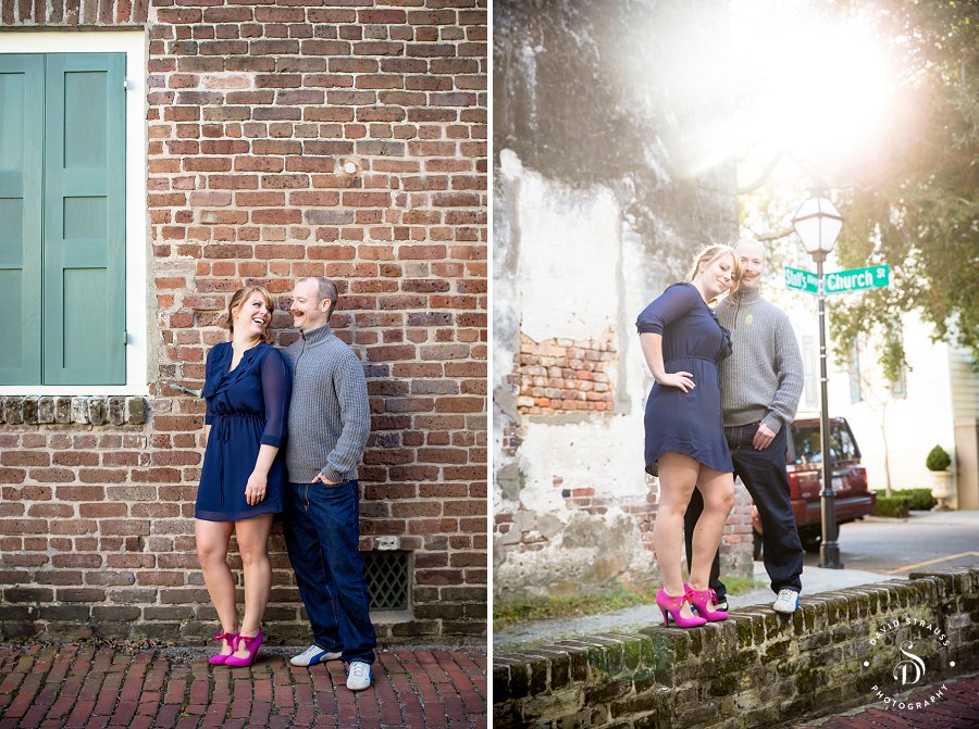 Downtown Charleston, SC - Engagement Shoot - David Strauss Photography - Andrea and John -3