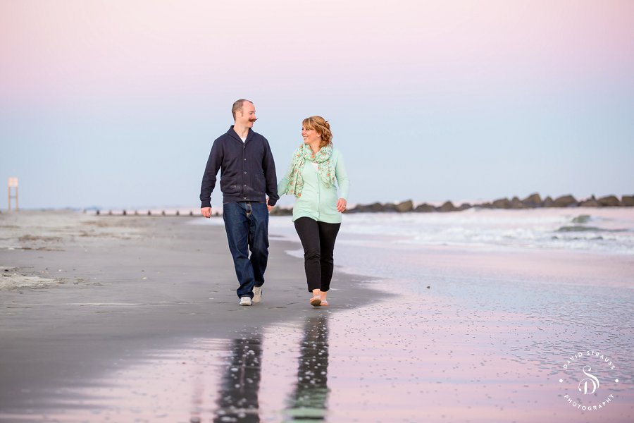Engagement Pictures - Charleston Wedding Photography - Folly Beach SC - Andrea and John -17