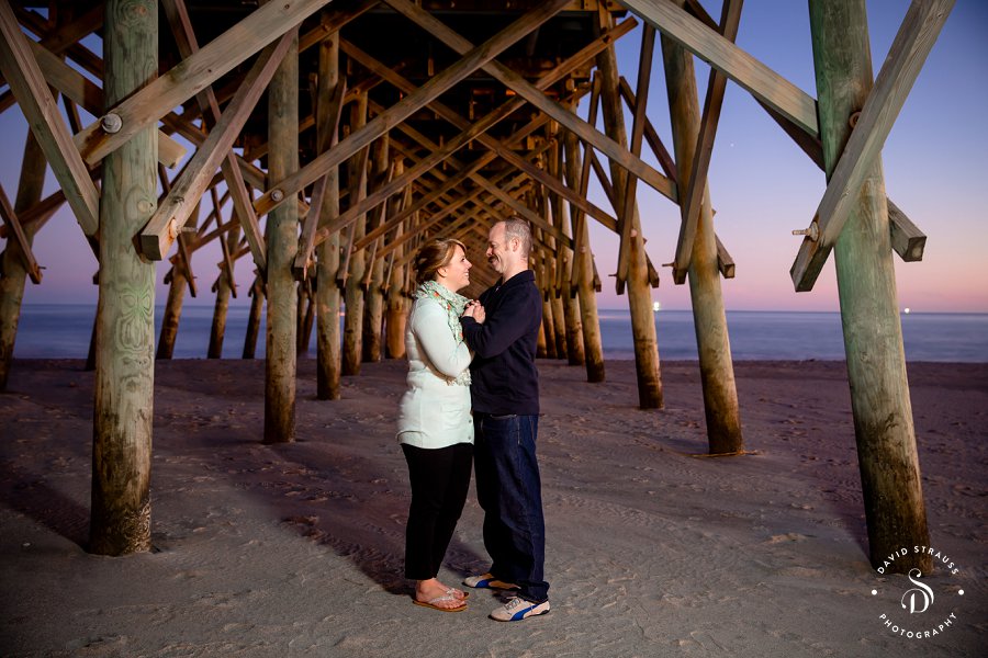 Engagement Pictures - Charleston Wedding Photography - Folly Beach pier - Andrea and John -20