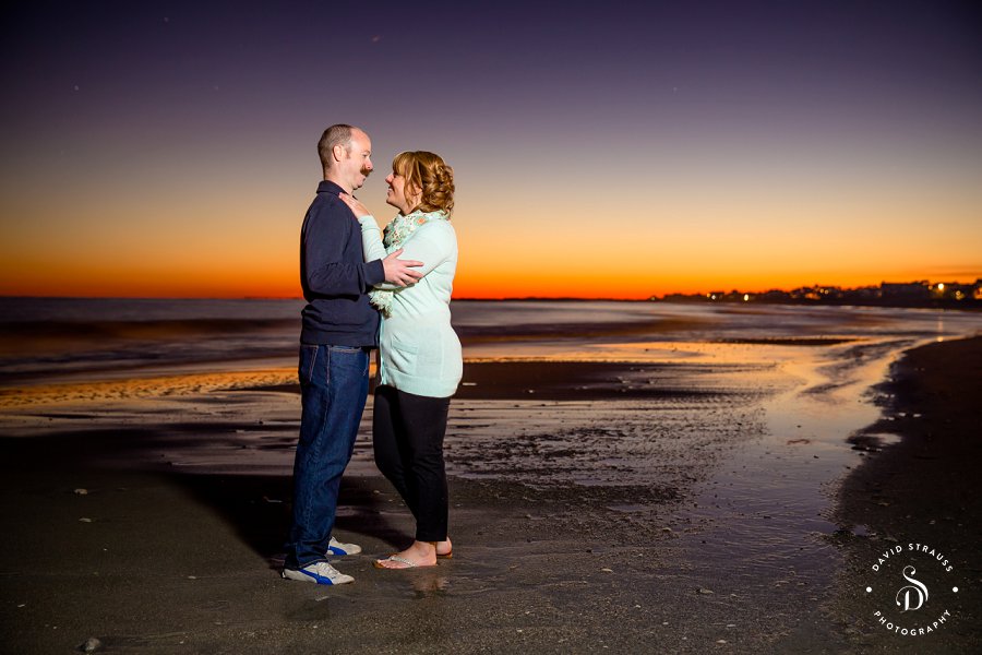 Engagement Pictures - Charleston Wedding Photography - Folly Beach SC - Andrea and John - sunset
