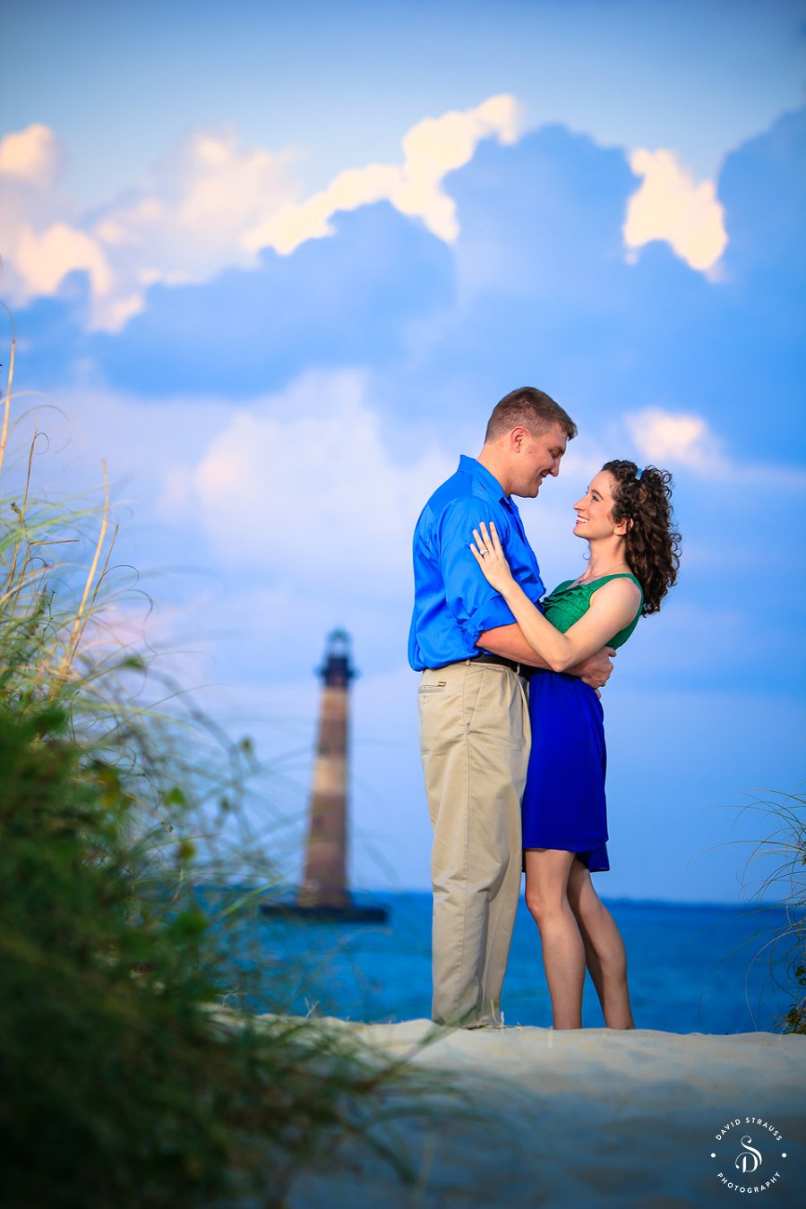 Folly Beach Engagement Photography - Folly Boat - Anna and Nick -3
