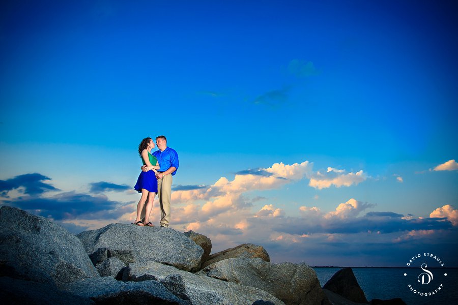 Folly Beach Engagement Photography - Folly Boat - Anna and Nick -4