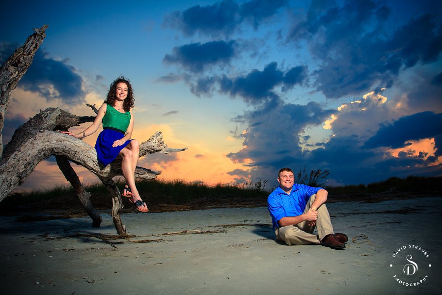 Folly Beach Engagement Photography - Folly Boat - Anna and Nick -5