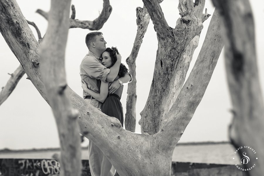 Folly Beach Engagement Photography - Folly Boat - Anna and Nick -7
